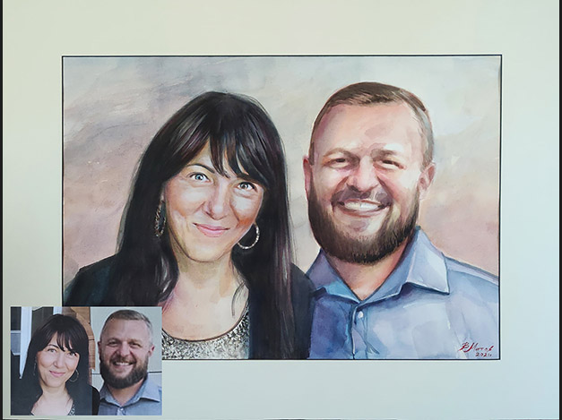 Watercolor 35x50 cm